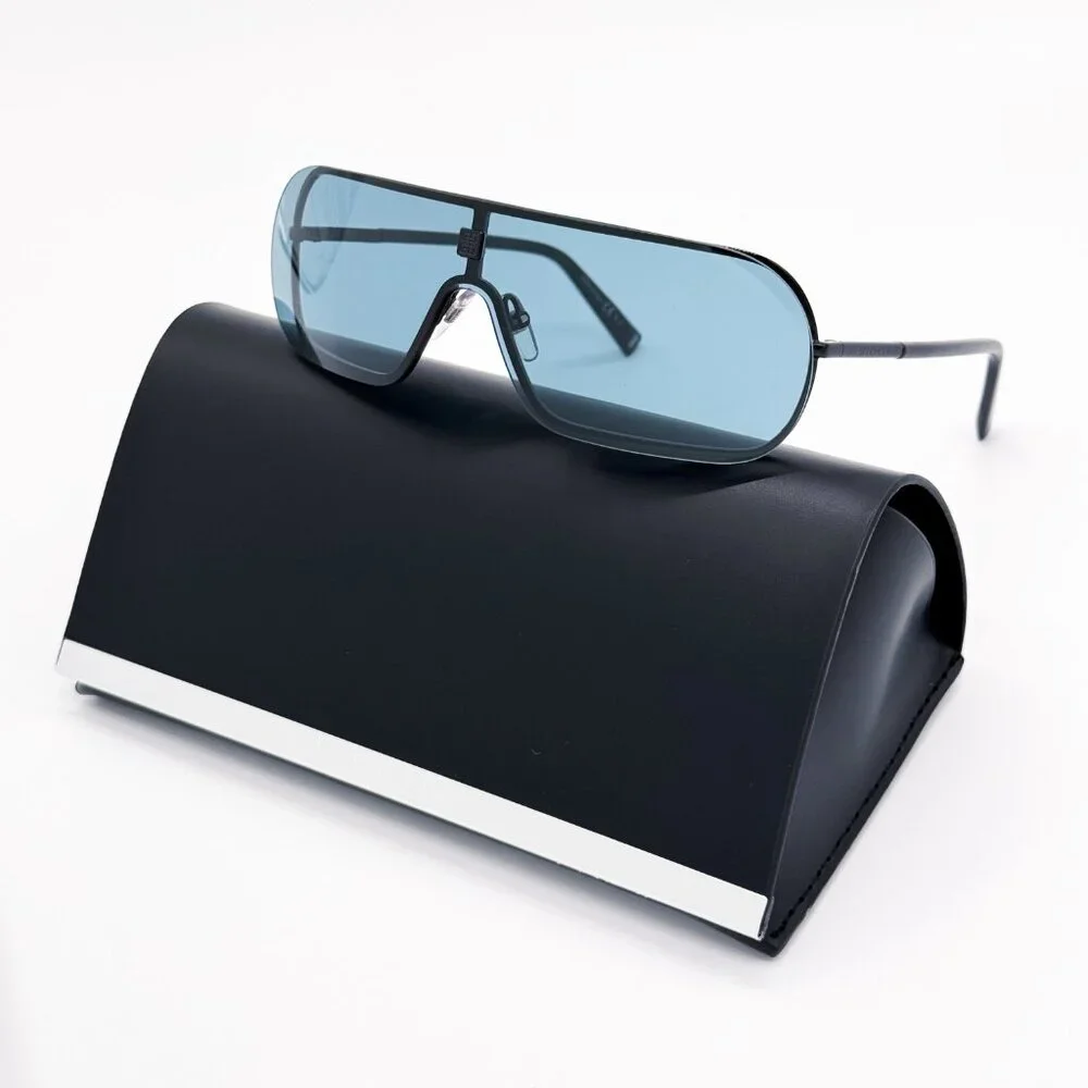 NEW GIVENCHY GV7168/S 0MR8 KU BLUE UNISEX SUNGLASSES GIVENCHY